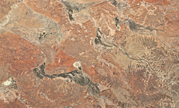 Satellite top view texture over Australia