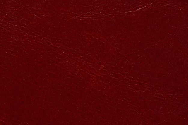 Saturated leather texture in contrast red tone