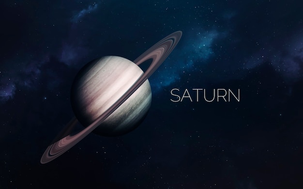 Saturn in space