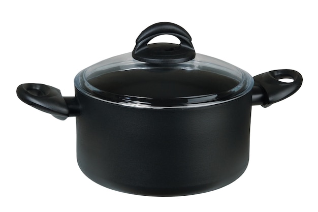 Saucepan with a glass cover