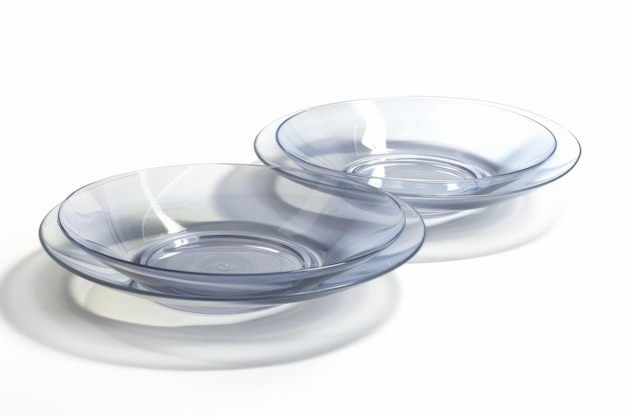 Saucers Display Isolated in Transparent Background