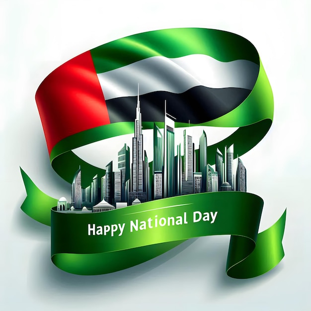 Photo saudi national day design or uae national day happy national day