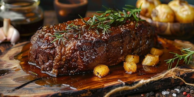 Sauerbraten on the table