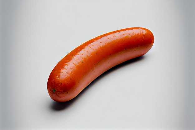 A sausage is shown on a white background.