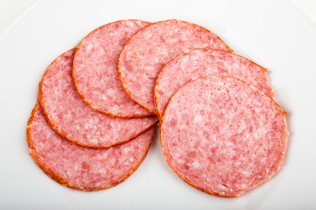 sausage sliced sausage for pizza