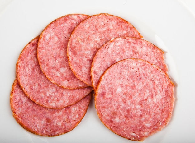 sausage sliced sausage for pizza