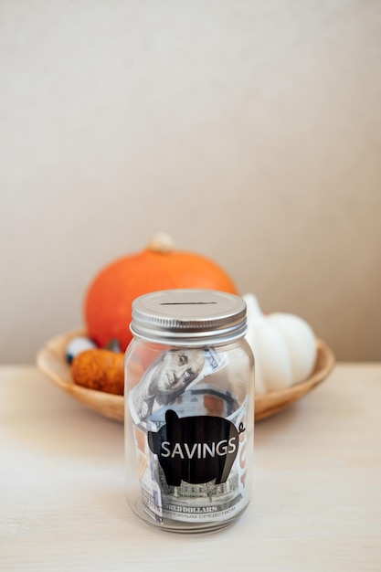 Save money thanksgiving day ideas savings thanksgiving on budget glass mason jar piggy bank with