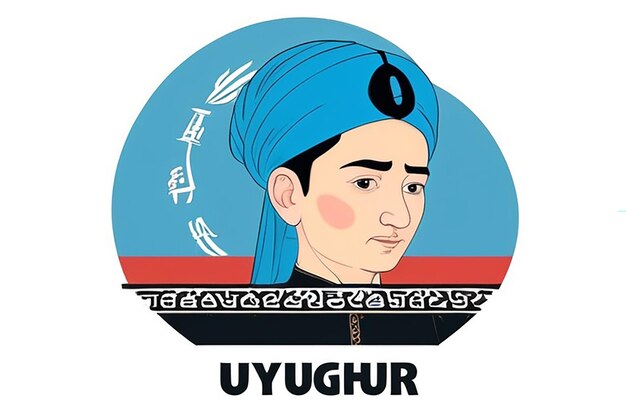 Photo save uyghur vector illustration uyghur people and the world save uyghur uyghur