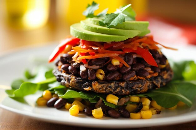 saveonsub Spicy Chipotle Black Bean Veggie Burger