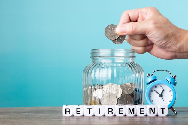 Saving money for retirement plan