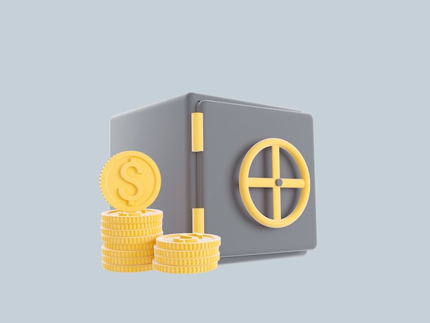 Savings account d icons related to business investment trade services investment strategy and financ...