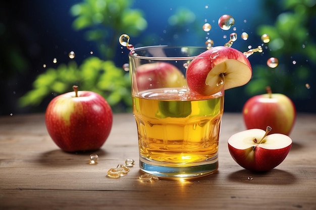 Savoring the Essence of Freshness Apple Juice Ecstasy