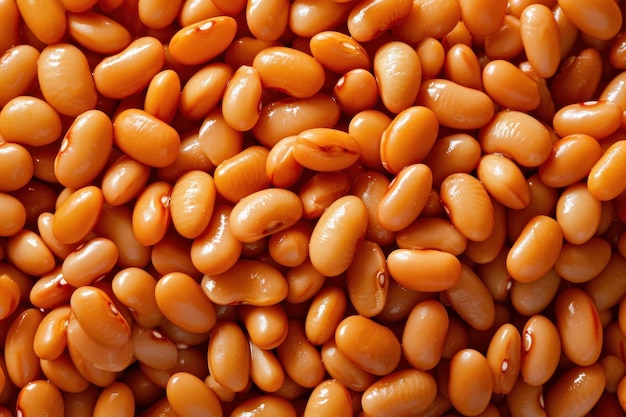 Savory Cooked beans Generate Ai