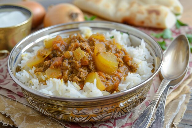 Photo savory onion keema aloo png