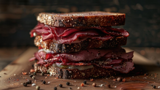 Savory Pastrami Sandwich