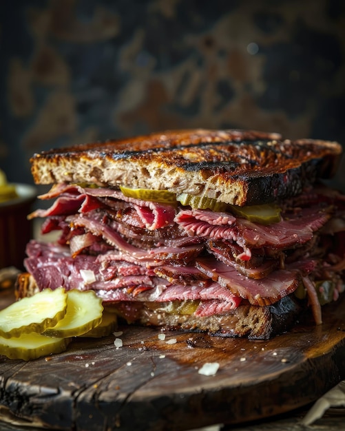 Savory Pastrami Sandwich