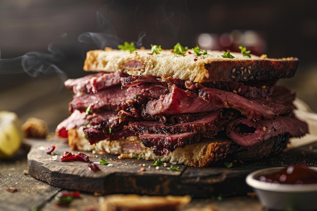 Savory Pastrami Sandwich