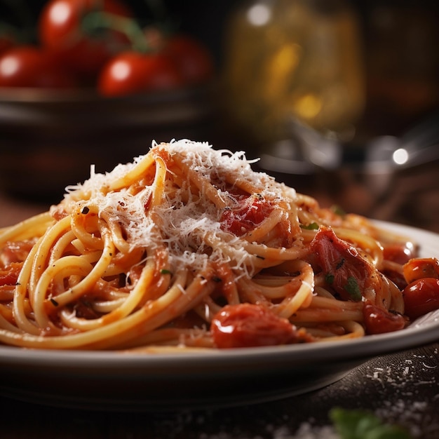 Savory Spaghetti Bars A Delicious Lunch Dish with Tomatoes and Sauce