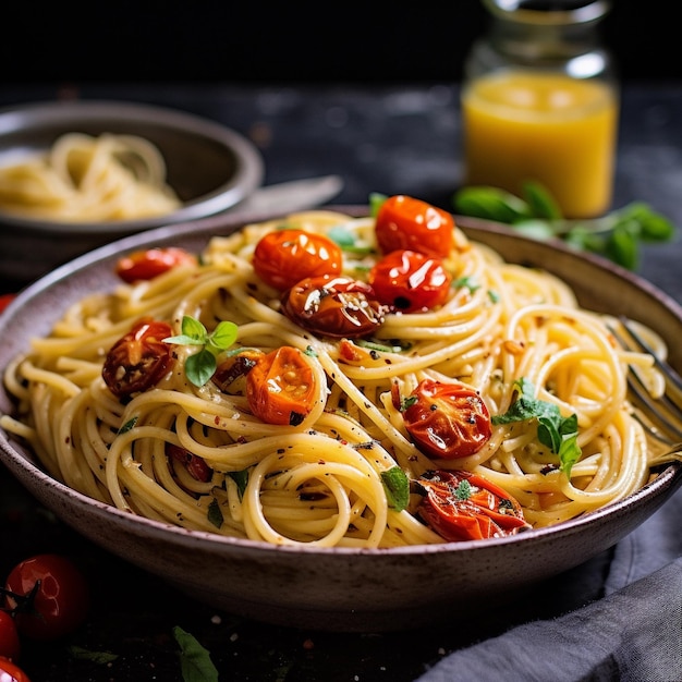 Savory Spaghetti Bars A Delicious Lunch Dish with Tomatoes and Sauce