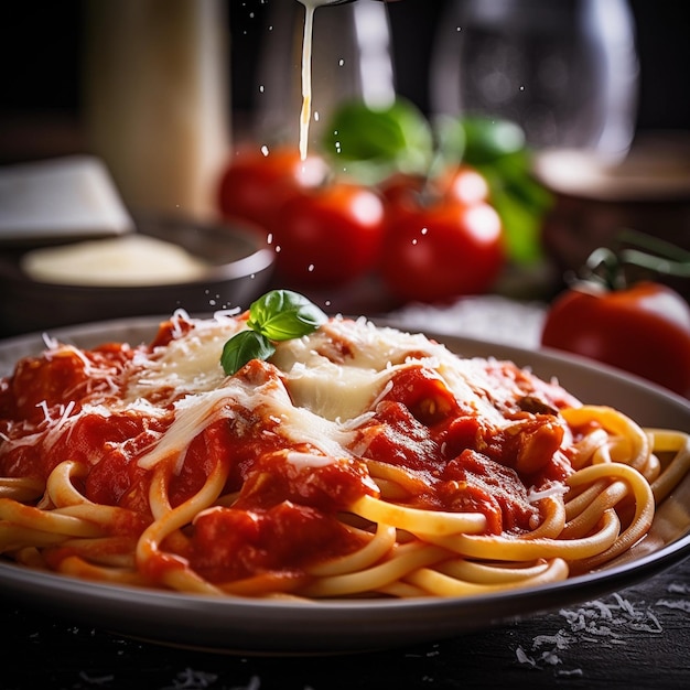 Savory Spaghetti Bars A Delicious Lunch Dish with Tomatoes and Sauce