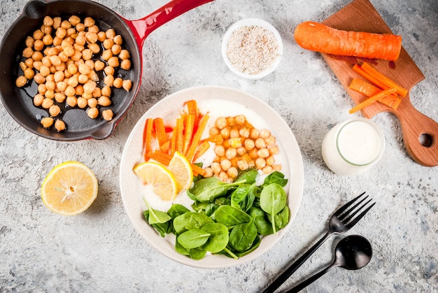 Savory yogurt bowl