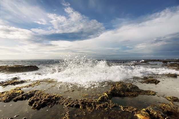 Sawarna rocky beach