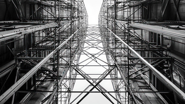 Photo scaffolding structure