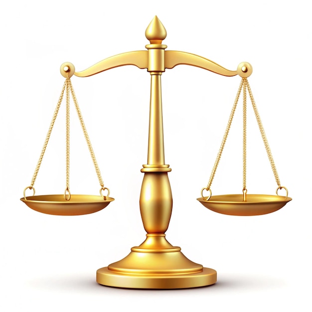 Scales of justice Balance and justice