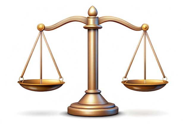 Scales of justice Balance and justice