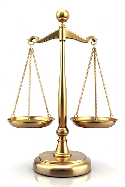 Scales of justice Balance and justice