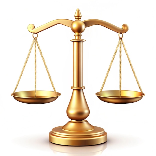 Scales of justice Balance and justice