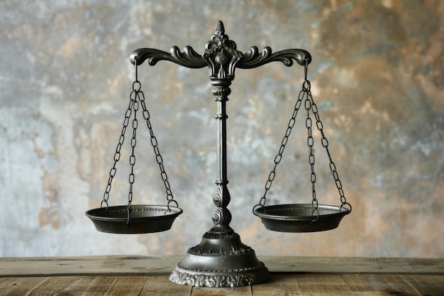 Scales of Justice Symbol of Equality and Fairness