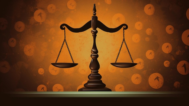 Scales of justice vector art