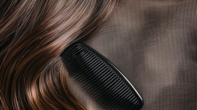 Photo scalp massaging hair comb for relaxation