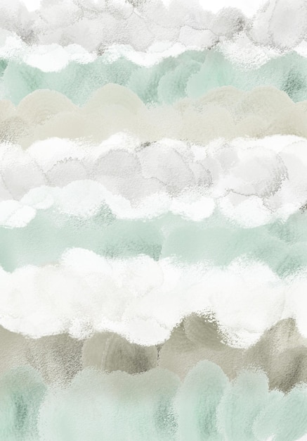 Scandinavian Abstract Background Painting in Pastel Colors