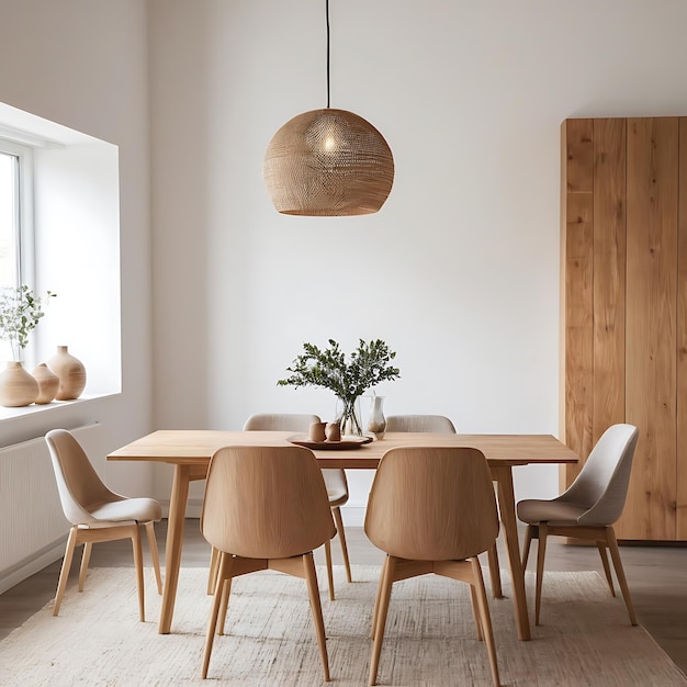 Scandinavian Dining Area