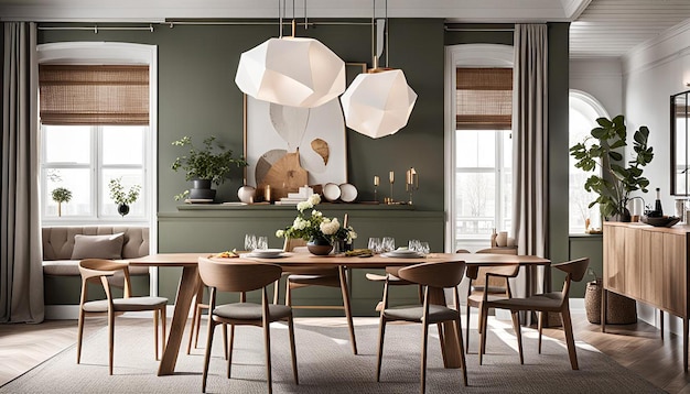 Scandinavian Dining Space