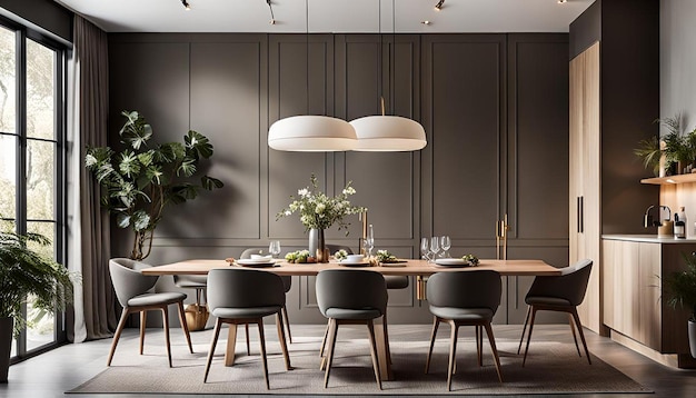 Scandinavian Dining Space