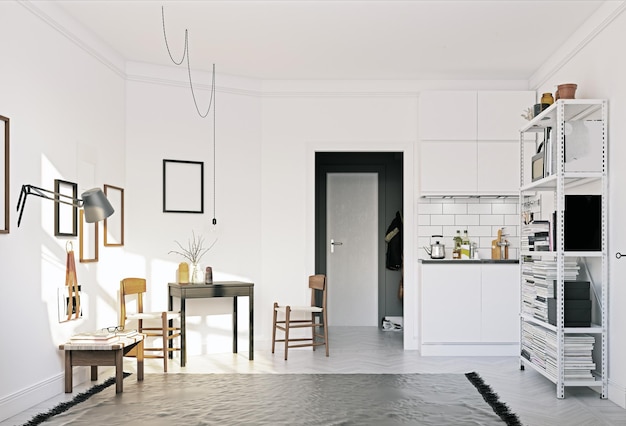 scandinavian style kitchen design