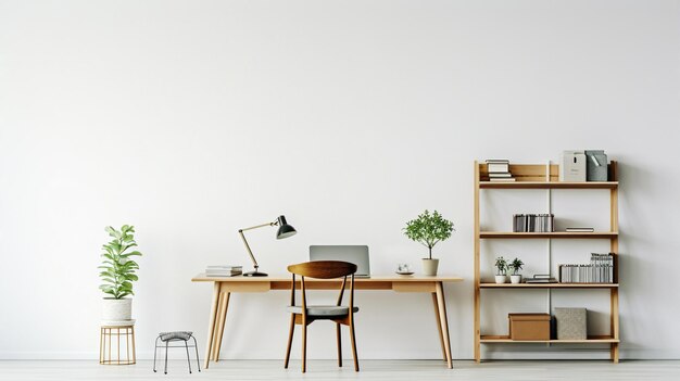 Scandinavian Surrealist Office Minimalist Surreal Elegance