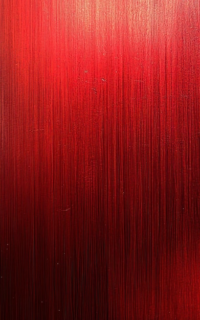 Photo scarlet colored brushed metal texture