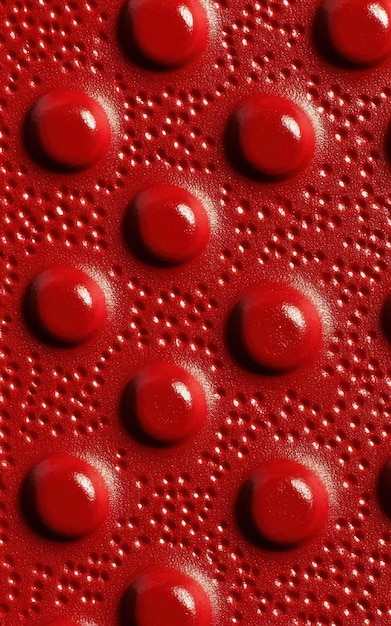 Photo scarlet colored dotted texture