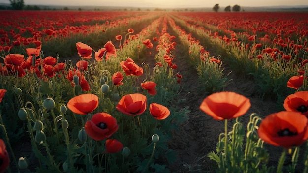 Scarlet Symphoto ony Poppy Field Harmony