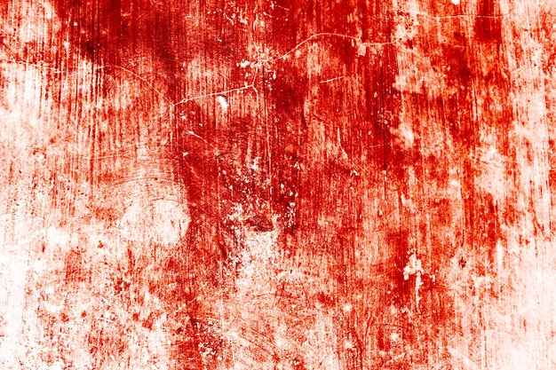 Scary bloody streaked walls white wall with blood splatter for halloween background