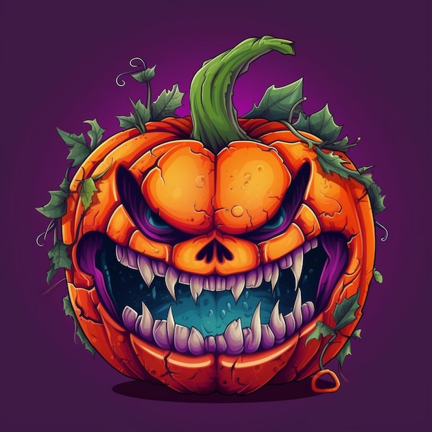 scary and cool halloween design