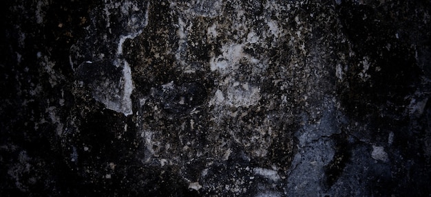 Scary dark cement for the background. old walls full of stains and scratches