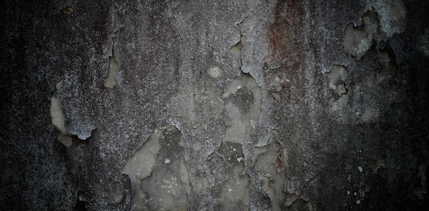 Scary dark wall background old walls full of stains and scratches horror concept wall background