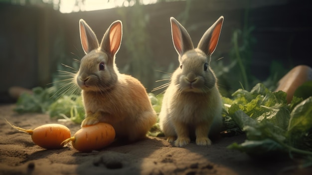 A scene from the movie rabbit and the rabbit