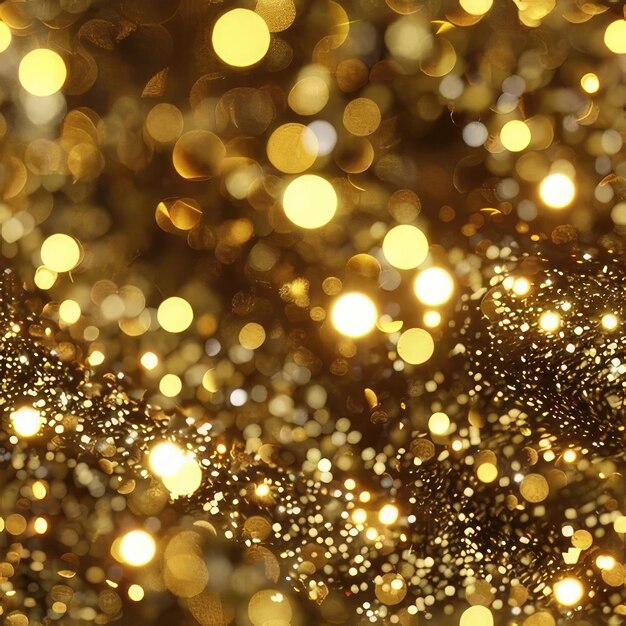 Photo a scene showing a gold glitter background