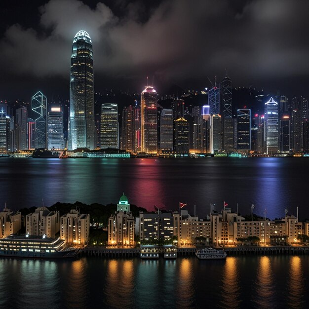 Scene of the Victoria Harbour in Hong Kong Victoria Harbour